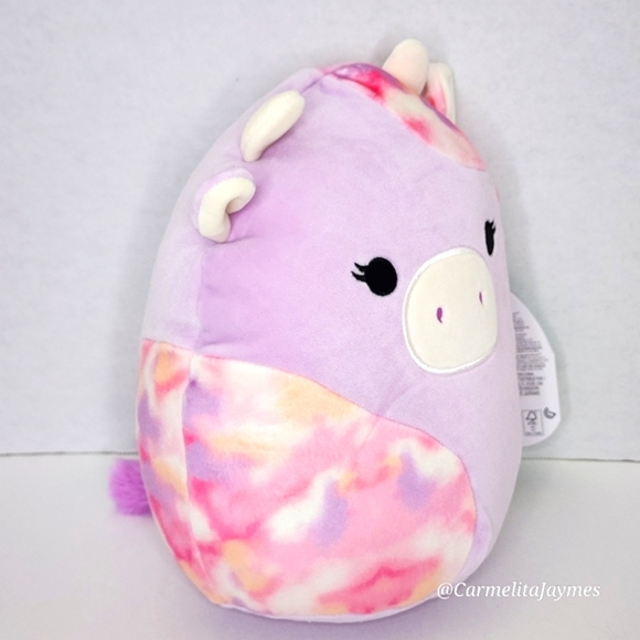 SURI 🌅🐮 FTM ☆ 8" Lavender & Pink Tie Dye Sunset Cow Original Squishmallow NWT - Picture 6 of 8